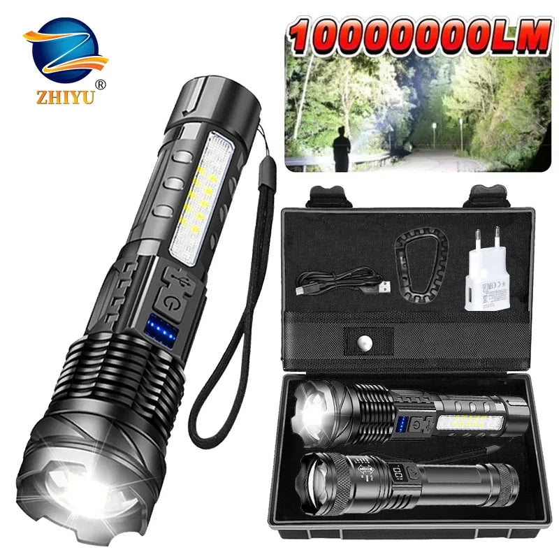 P50 LED Tactical Flashlight 2000LM – Zoomable & Rechargeable Tactical Flashlight Zpaxo