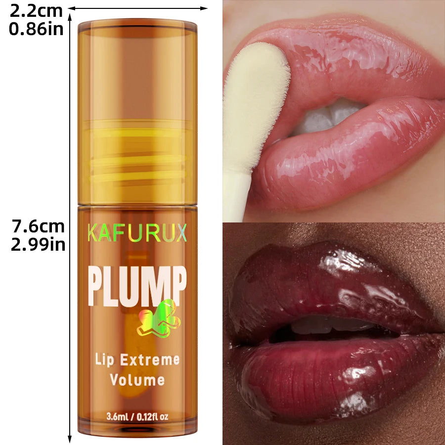 Ginger Lip Balm Turmeric Plumper Oil Radiant Fuller Lips Smoother