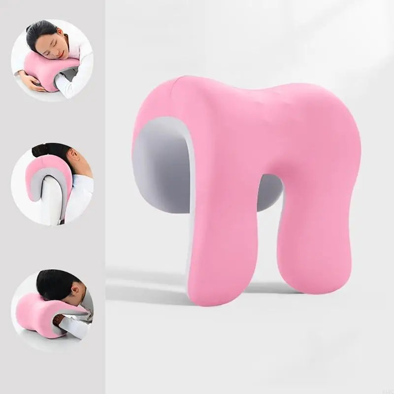 Orthopedic Neck Pillow Memory Foam for Office Desk Napping and Travel Use Zpaxo