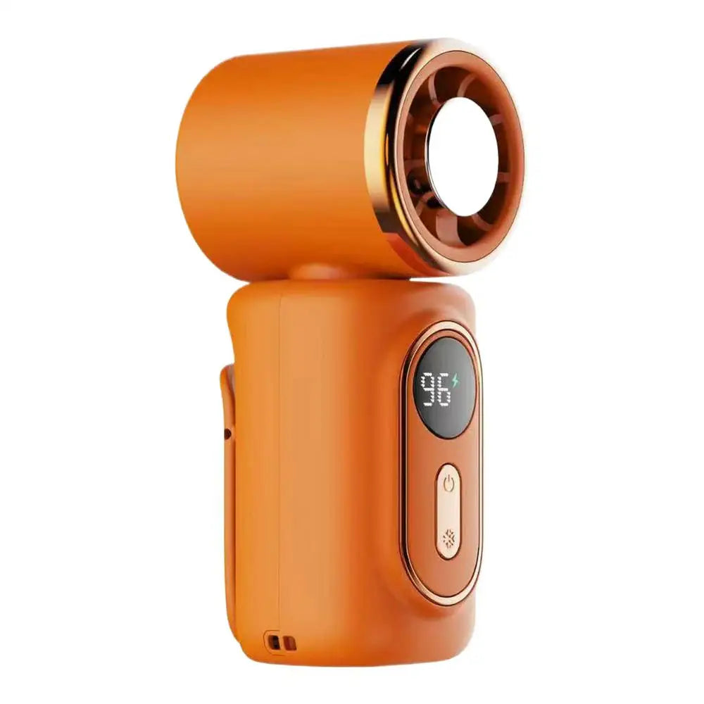 Mini Clip On Fan 3000mAh 180 Degree Adjustable USB Rechargeable Low Noise Portable Handheld Fan For Home Travel School Office Zpaxo Orange China Mainland