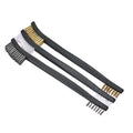 Nylon Stainless Bristle Cleaning Tool Cleaner 3x Mini Wire Brush Brass Zpaxo ... ...