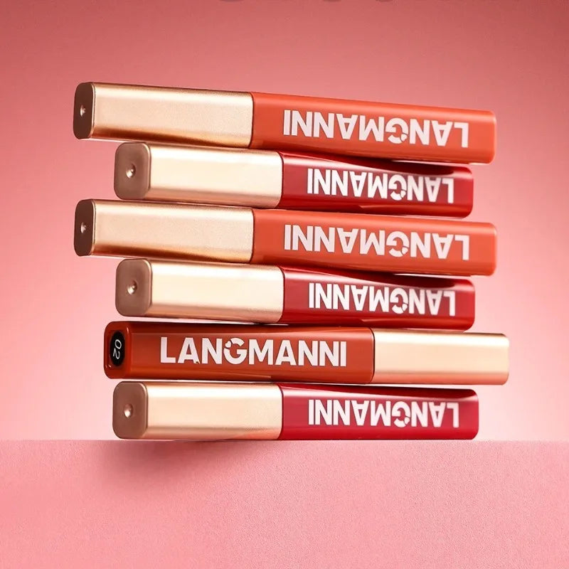 12 Colors Matte Lip Gloss Waterproof Long-lasting Velvet Non-drying