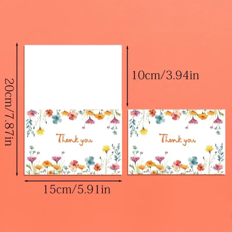 Handcrafted Floral Design Greeting Cards With Matching Envelopes Included Zpaxo