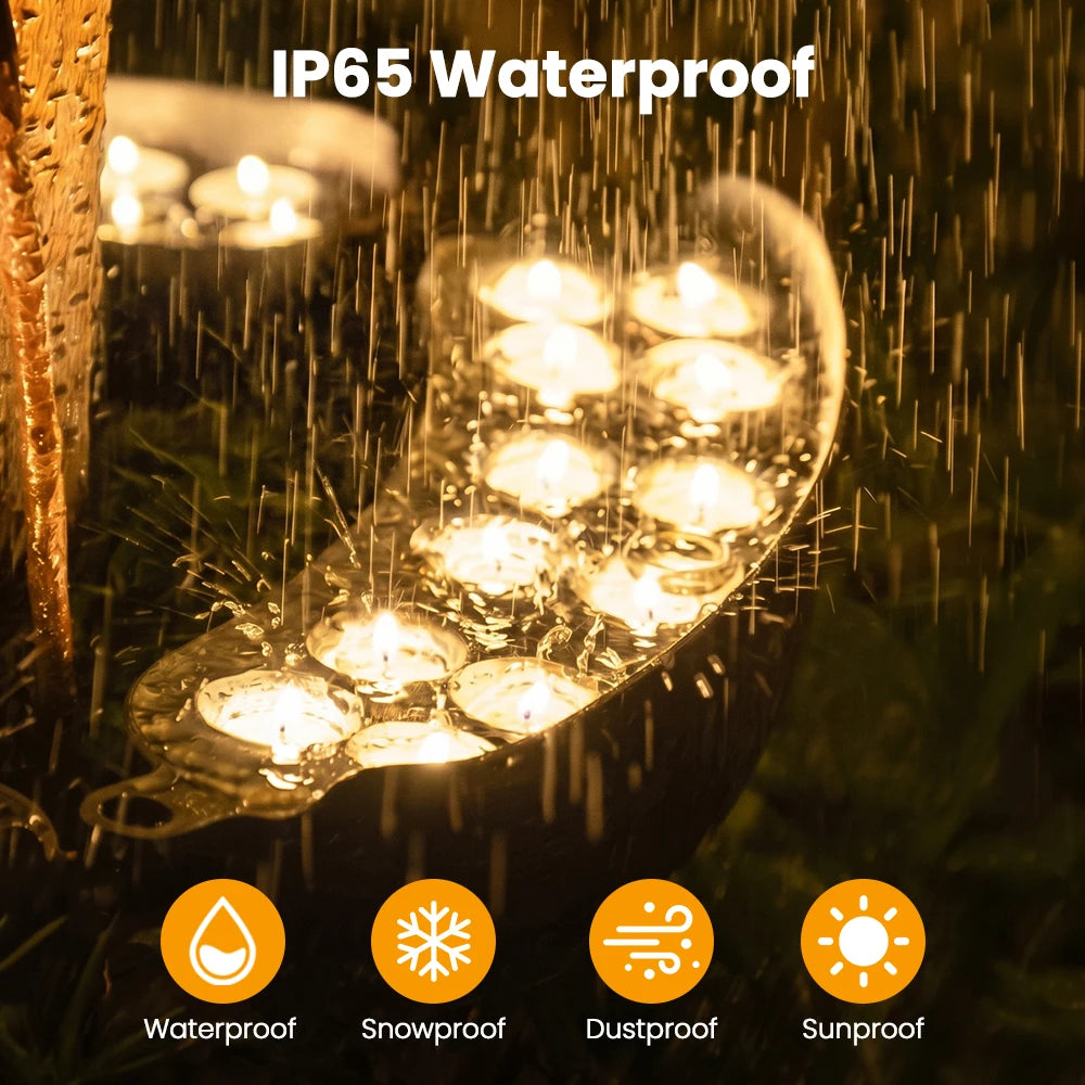 220V LED Tree Hug Lights IP65 Waterproof Outdoor Night Projection Spot Light For Home Decor Garden Park Yard Landscape Lamp Zpaxo