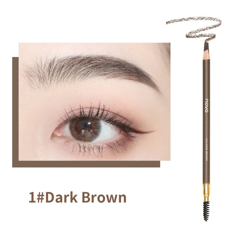 Permanent Eyebrow Pencil Professional Microblading Tattoo Waterproof Zpaxo 1 dark brown