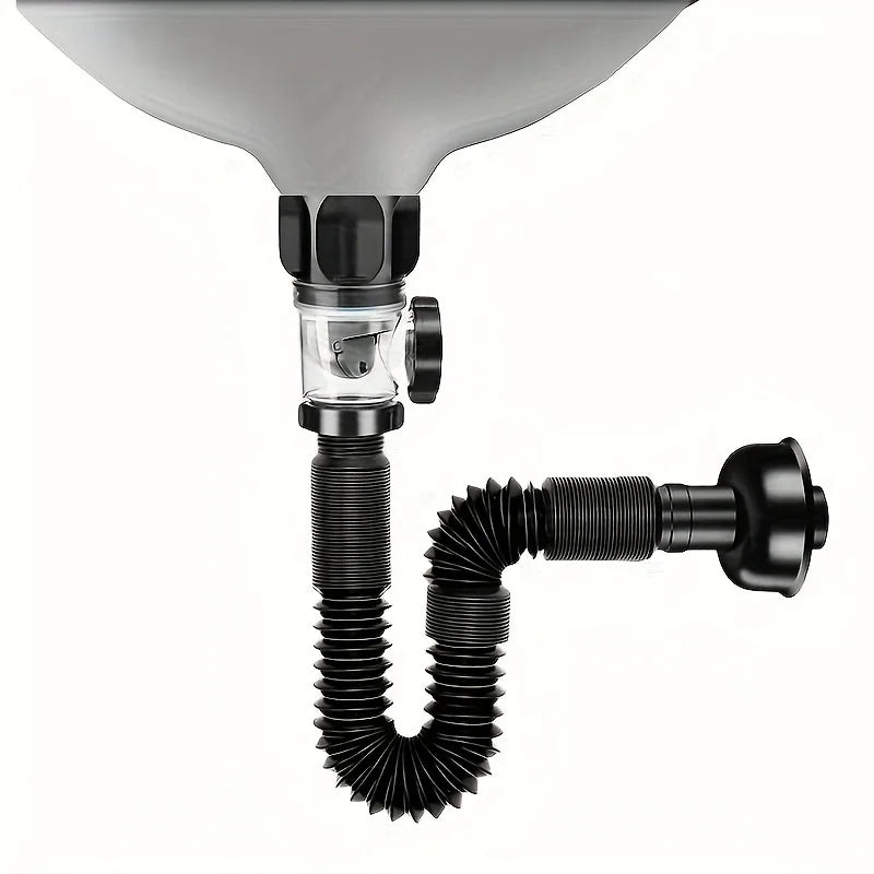 Universal Sink Drainage Pipe Telescopic Deodorizing Bathroom Kitchen Zpaxo