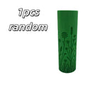 1pcs Seamless Texture Roller for Clay – Sea, Grass & Marine Patterns, No Carve, Plastic, Pottery Tool Zpaxo 1pcs green