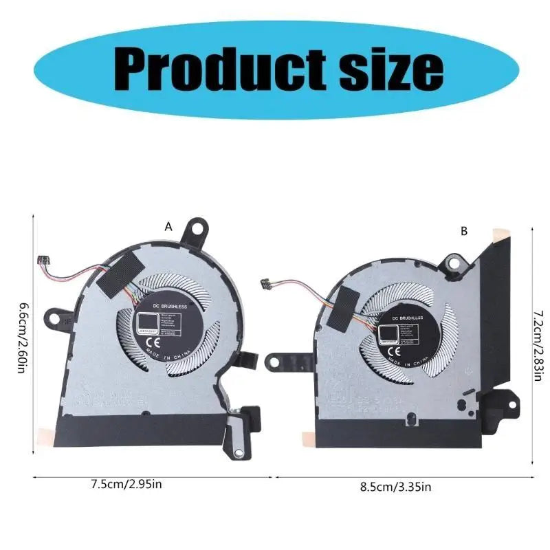652F CPU Cooling Fan Coolers X13 GV302X GV302XI GV302XU Laptops Zpaxo