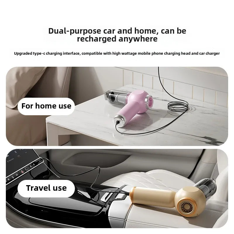 Portable brushless vacuum cleaner for car and home Heldhand vacuum cleaner, powerful mini Car vacuum cleaner Pet Hair Absorber Zpaxo