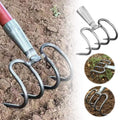 Heavy-Duty Manganese Steel Garden Fork Head – 4-Tine Cultivator Garden Fork Head Zpaxo 2PCS
