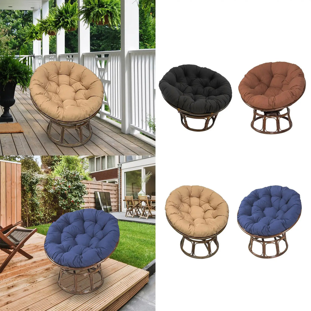 Seat Cushion Pillow Hammock Chair Pad Multipurpose Replacement Patio Chair Mat Hanging Basket Chair Cushion for Wicker Chair Zpaxo
