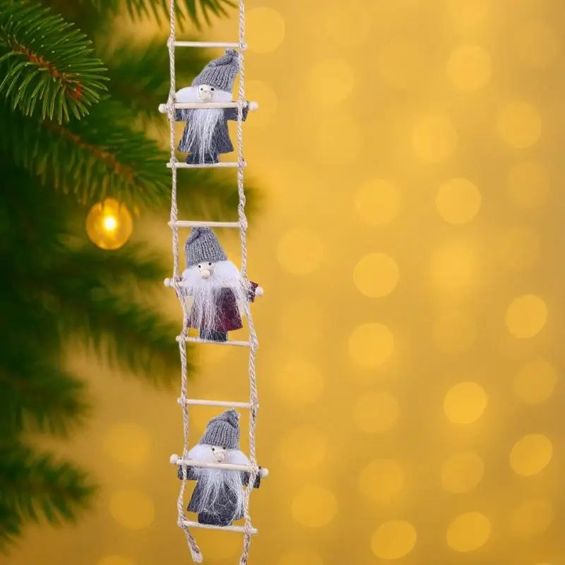 Christmas Elf Climbing Rope Decorations Festival Staircase Hanging