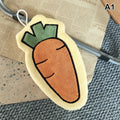 Vegetables Coral Fleece Hand Towels Wall Hanging Rag Carrot Tomato Zpaxo A1