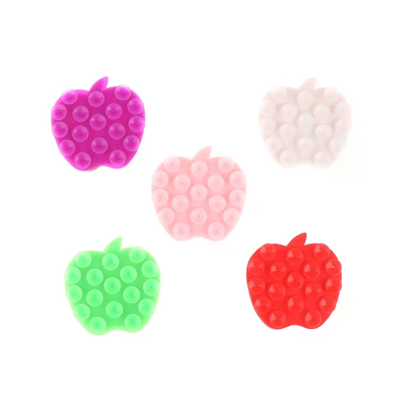 For Mobile Phone Fixture Suction Cup Backed Adhesive Silicone Fixed Sucker Pad 1Pc Butterfly Shaped Silicone Pad Zpaxo