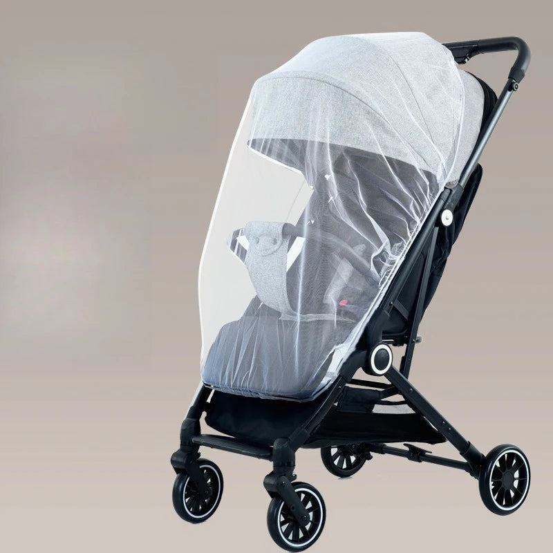 Full-cover Baby Stroller Mosquito Net Cover Sunshade Windshield Mesh