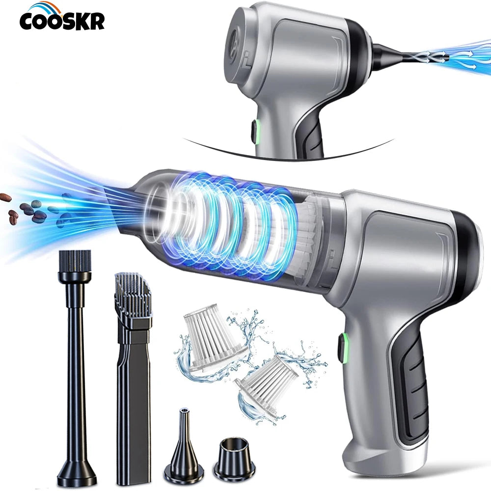 Car Vacuum Cleaner 95000PA Strong Suction Handheld Wireless Household