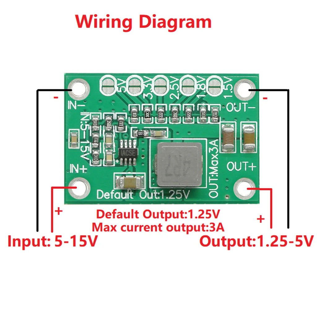 CA1235 Adjustable Power Module CA-1235 Buck 1 25V 5V 2 3 3V Output