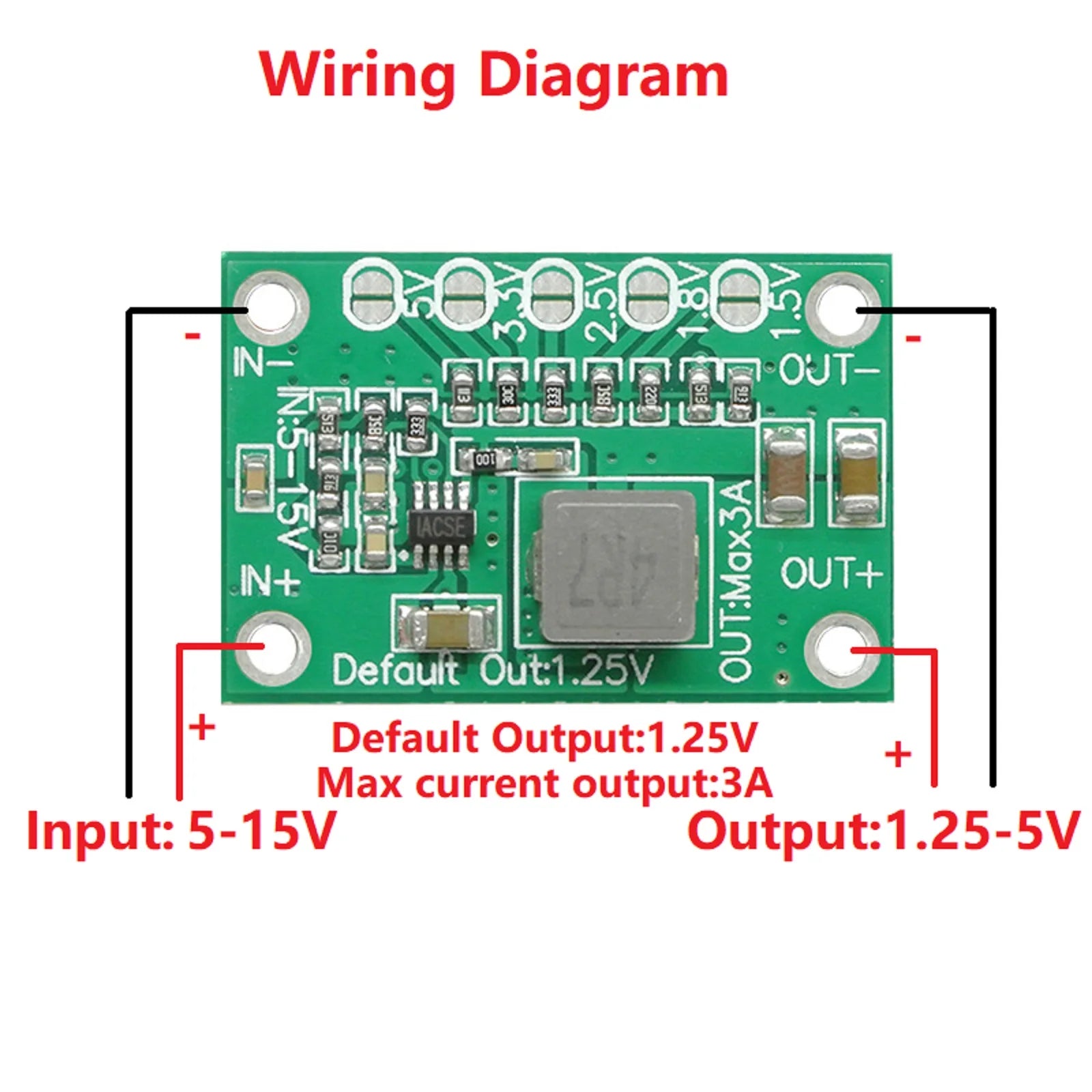 CA1235 Adjustable Power Module CA-1235 Buck 1 25V 5V 2 3 3V Output