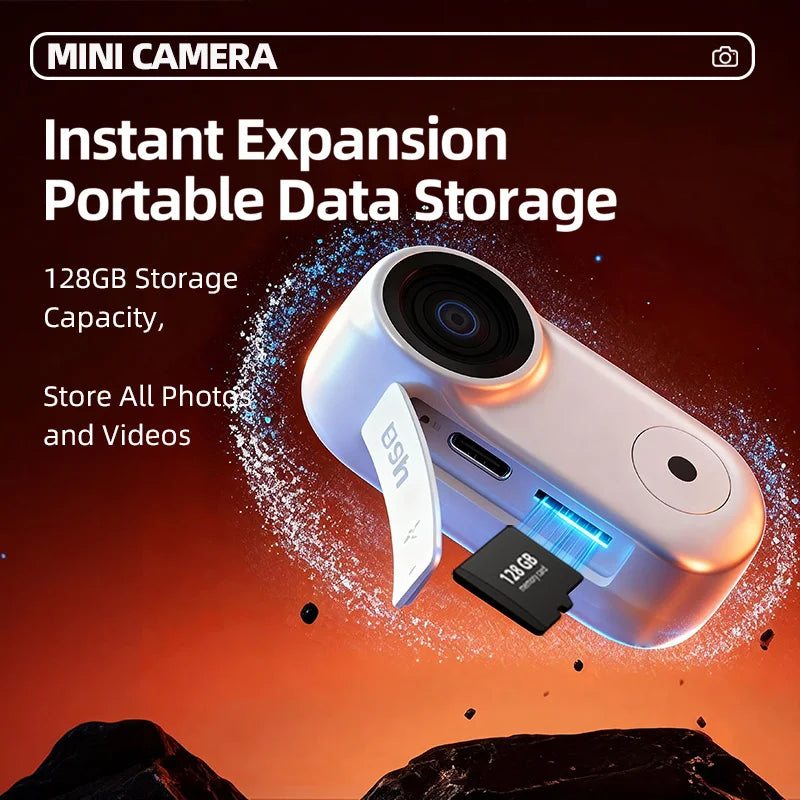 Magnetic Pocket Mini Camera Waterproof 1080P HD Action Cam Motorcycle