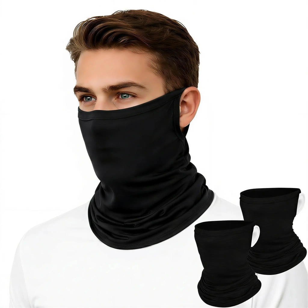 Breathable Summer Cycling Headwear Ice Silk Anti UV Face Cover