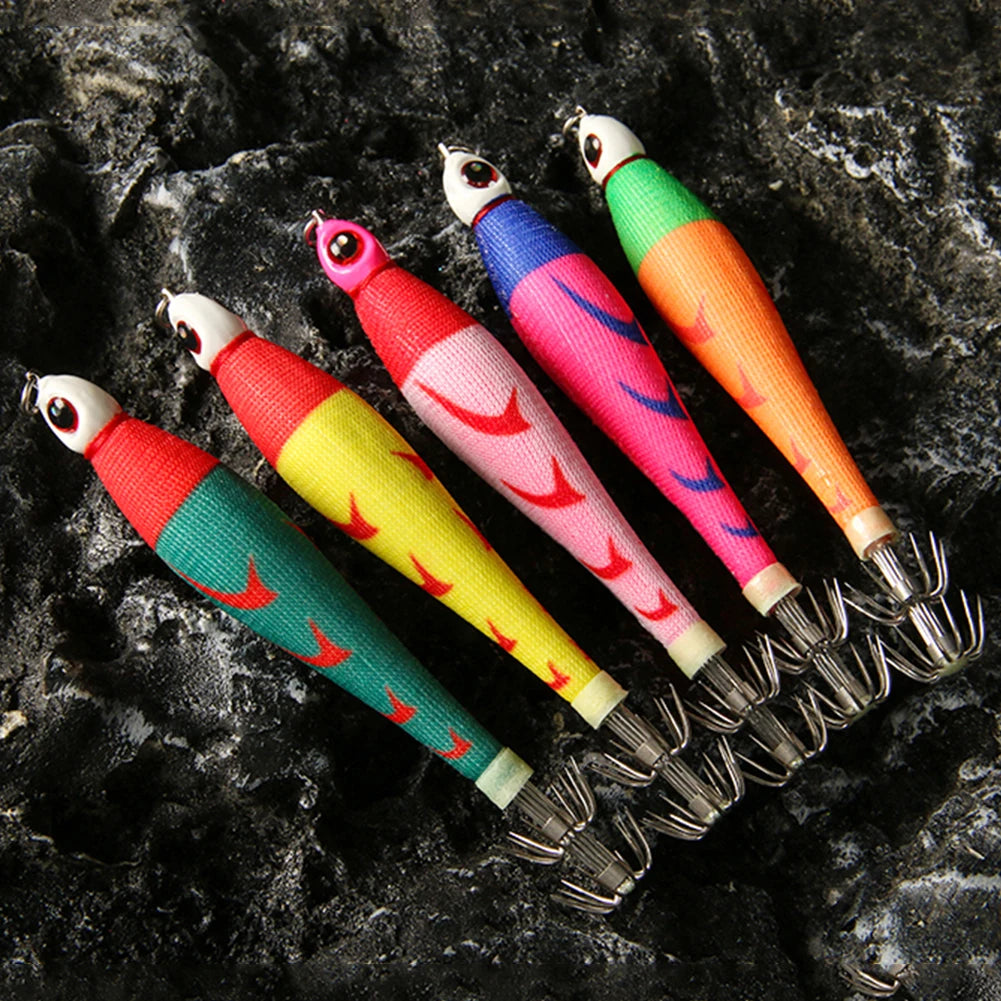 Luminous Squid Hook Cuttlefish Attracting Lure Double Glow Dark Bait