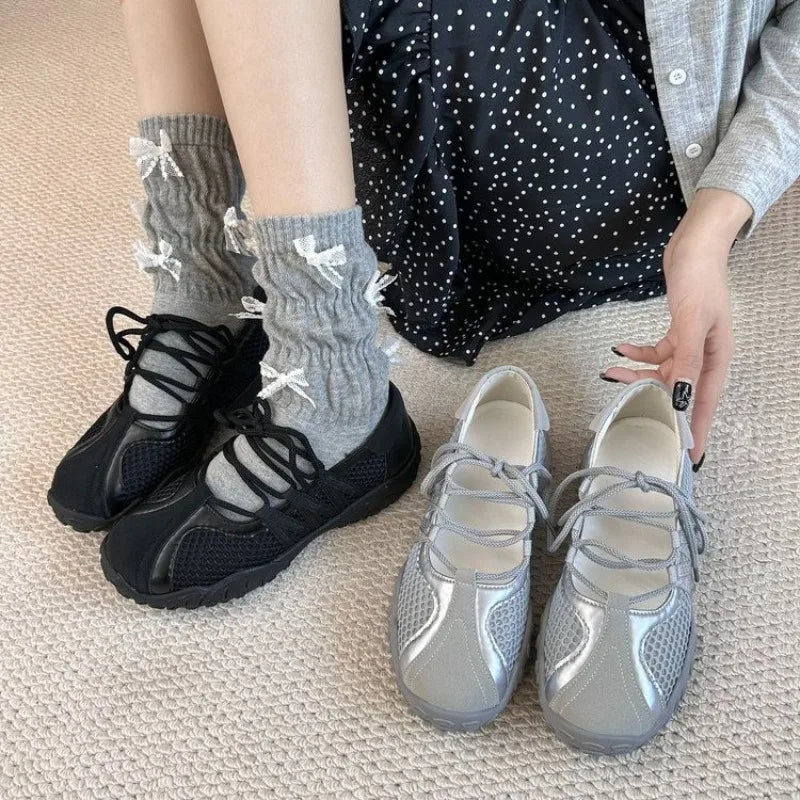 Mary Jane 2026 Spring Summer Mesh Breathable Casual High-style