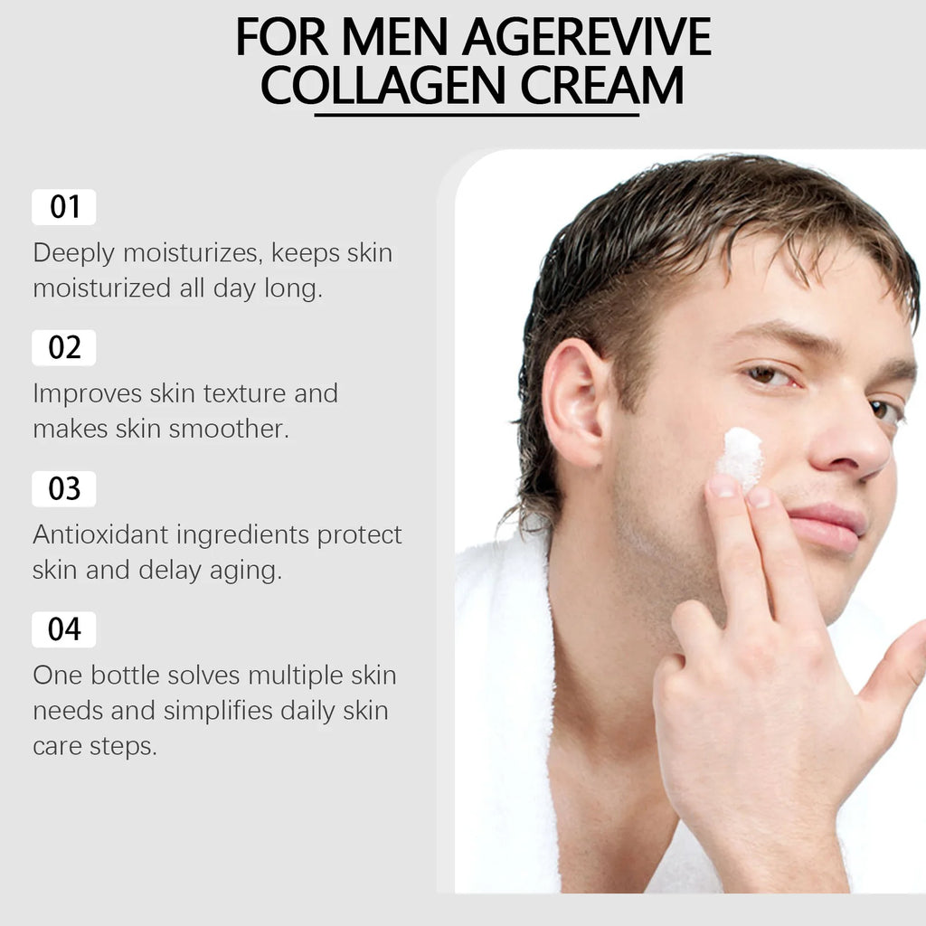 Men's Hyaluronic Acid Face Cream – Hydrating & Anti-Aging Men's Face Cream Zpaxo