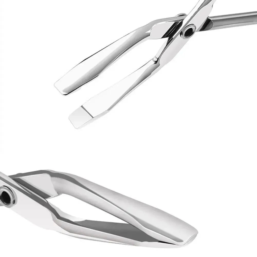 Stainless Steel Eyebrow Tweezer Handles Elbow Pliers Hairgripping Zpaxo