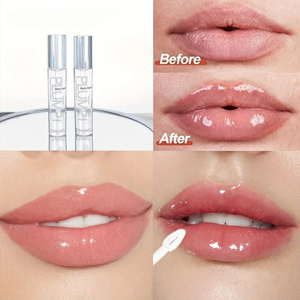 Charming, Smudge-Proof Lip Enhancer Lip Gloss: Shiny Liquid Lipstick & Nourishing Lip Stain Valentine's Day Gifts Zpaxo
