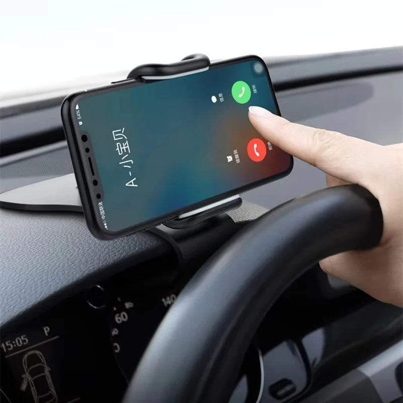 Dashboard Car Mobile Phone Clip Smart Holder 360 Degree Rotation GPS