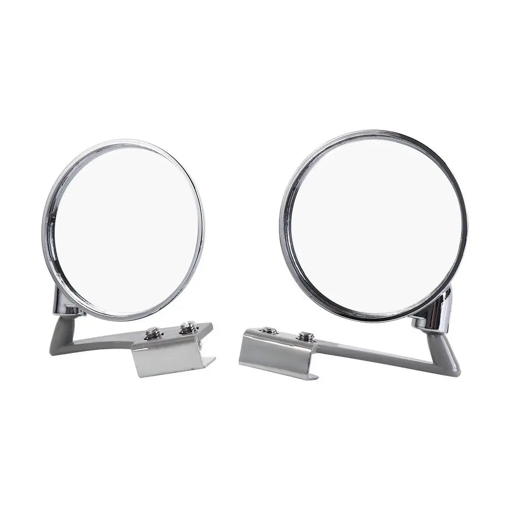ABS Car Front Wheel Blind Zone Mirror 360 Degree Wide Angle Rotation Zpaxo