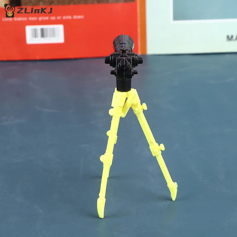 ▶2Pcs Doll Telescope Model Dollhouse Miniature Version Telescope Doll Home Decor Zpaxo