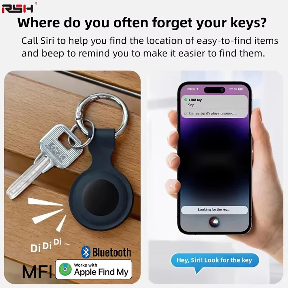 Mini Bluetooth Tracker – Anti-Lost GPS Tag for Pets, Kids & Wallet Bluetooth Item Tracker Zpaxo