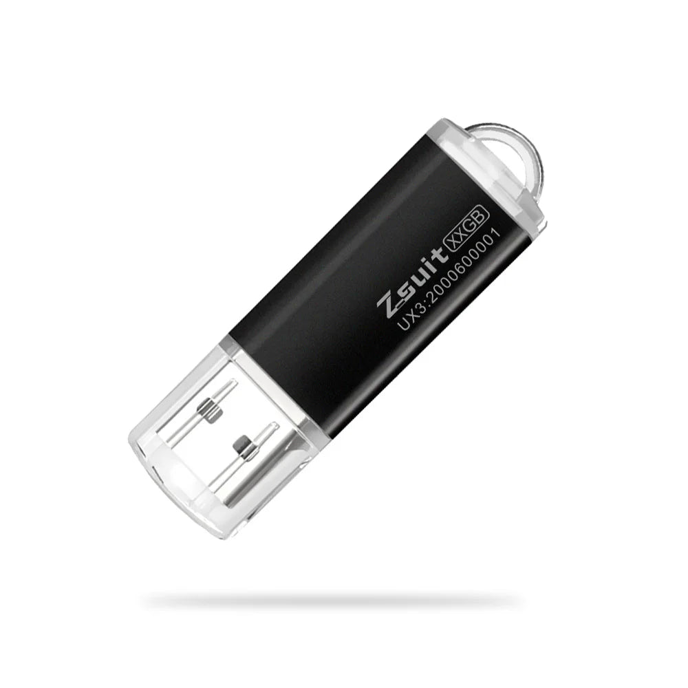 USB Drive High Speed Usb Stick 3.0/2.0 Pen Drives 64G 32G Metal Flash Drive USB Memory Disk Cle USB Free Shipp Zpaxo black 2.0-32GB