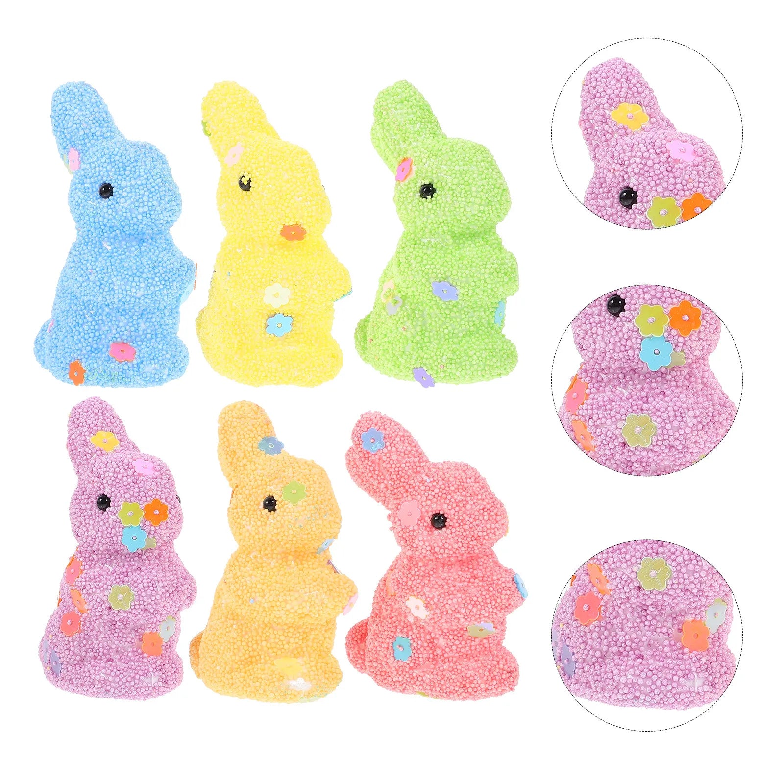 Foams Rabbit Decorations Easter Bunny Table Decoration Cute Small
