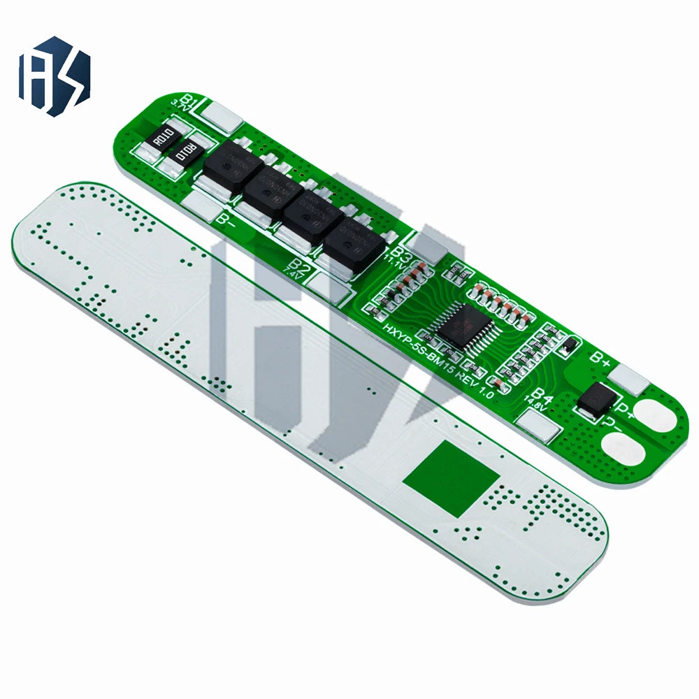 5S 15A 18 5V BMS Protection Board 18650 Li-ion Battery Packs Lithium Zpaxo