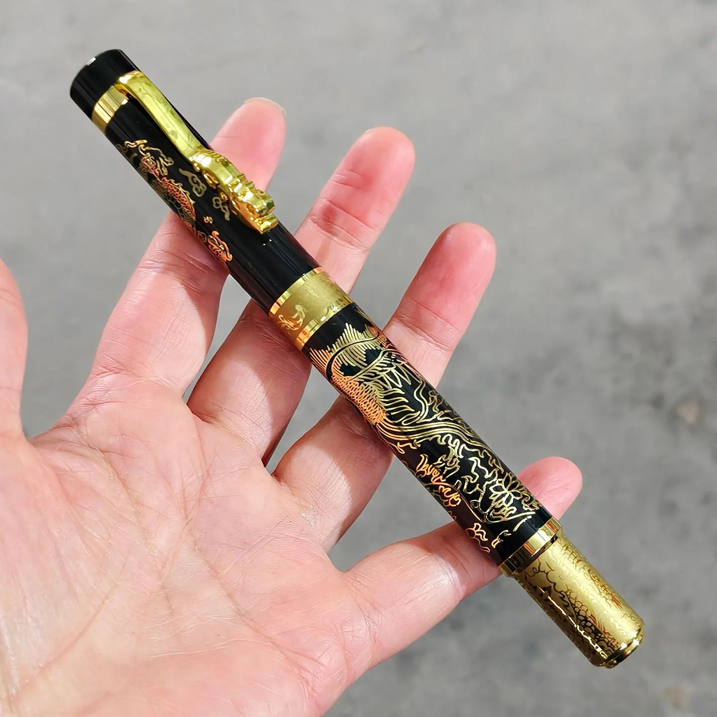 High-quality Fountain Pen General Pen Metal Shaft 17cm Length Screw Cap Zpaxo