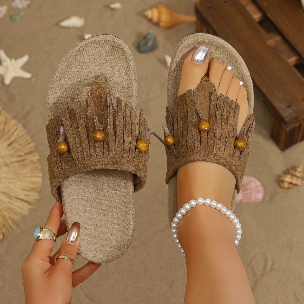 Women Platform Slippers 2025 New Flats Shoes Trend Sport Casual Slippers Comfortable Anti-slip Sandals Lightweight Slides Women Zpaxo