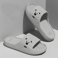 Slippers Bathroom Cartoon Bear Indoor Women Lightweight Soft EVA