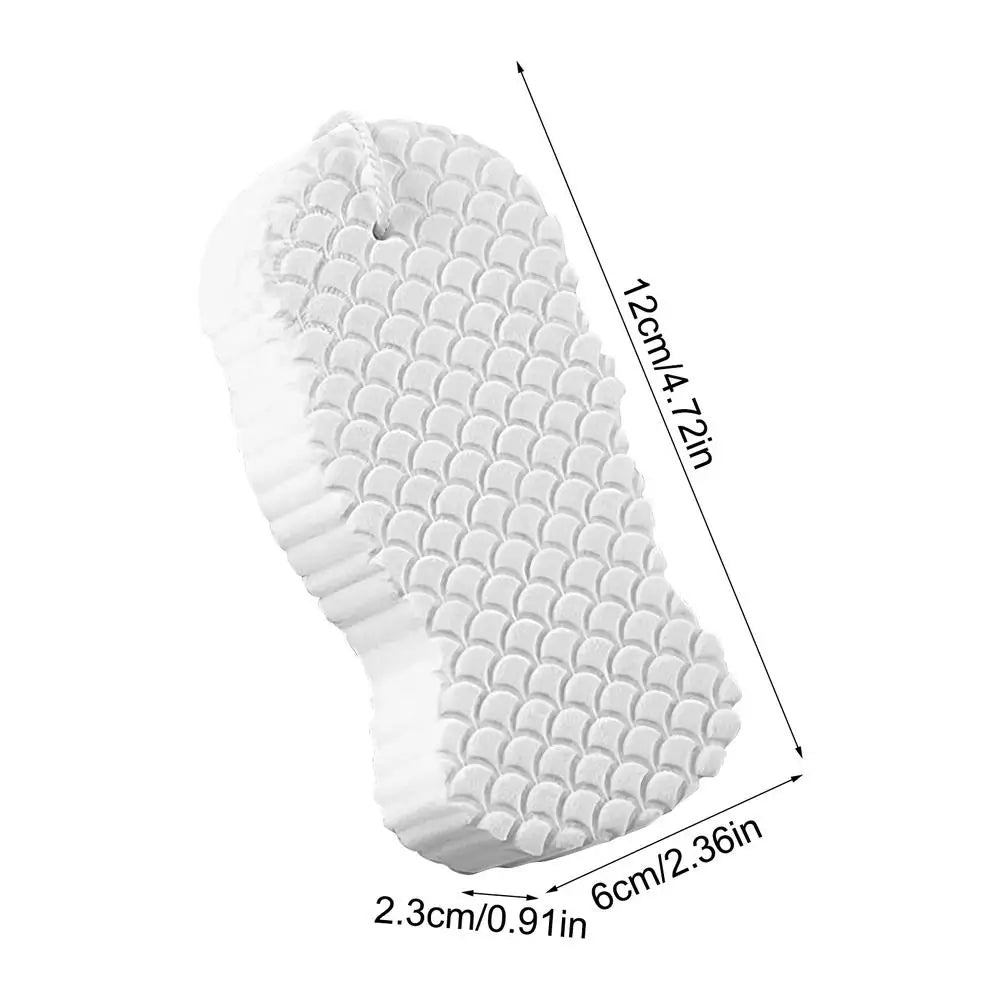Bath Sponge Soft Back Scrubbing Tool Scrub Children Pregnant Women Zpaxo White