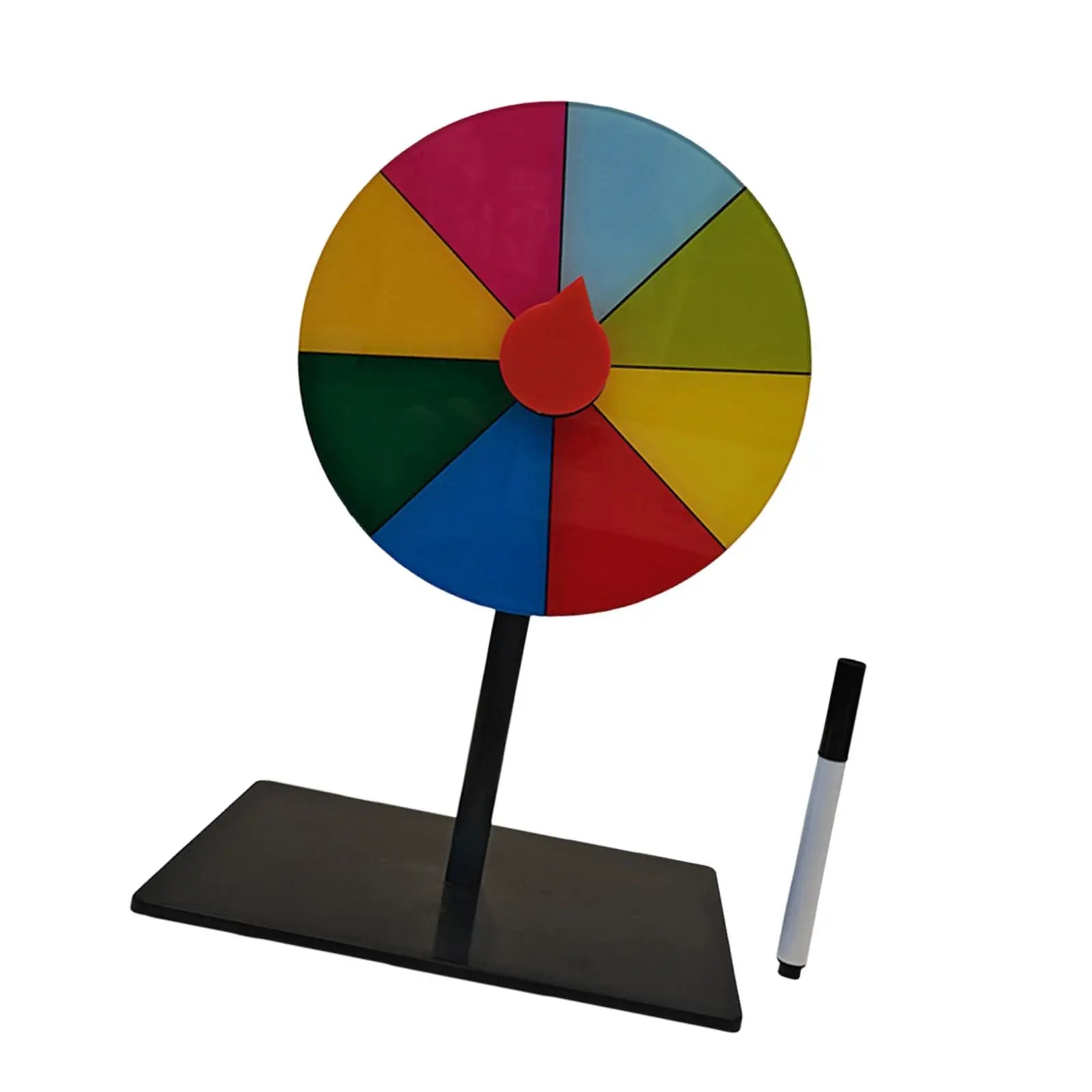Table Prize Turntable Easy Assembly Stable Base Roulette Wheel for Interactive Learning Game Carnival Party Tradeshow Pub Zpaxo 8 Grids