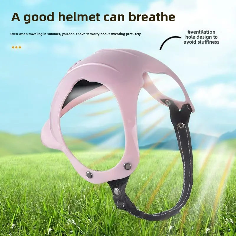 Fashion Pet Helmet for Dogs & Cats – Motorcycle Ride Accessory