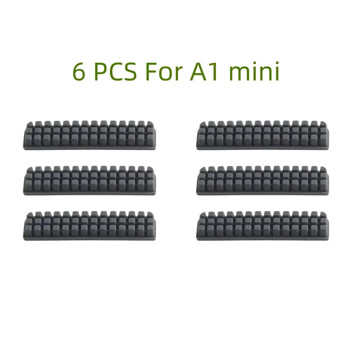 For Bambu Lab A1 Mini Nozzle Wiper Nozzle Brush Silicone Brush Hotbed Mounted For Bambu Lab 3D Printers Lab A1 Mini Accessories Zpaxo 6pcs-for A1 mini