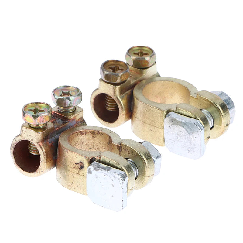 1 Pair 12V Leisure Battery Terminals Connectors Clamps Car Van