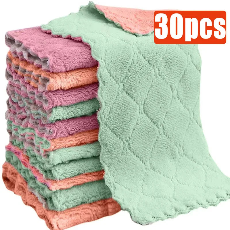 Microfiber Kitchen Dishcloths – Absorbent Cleaning Cloths