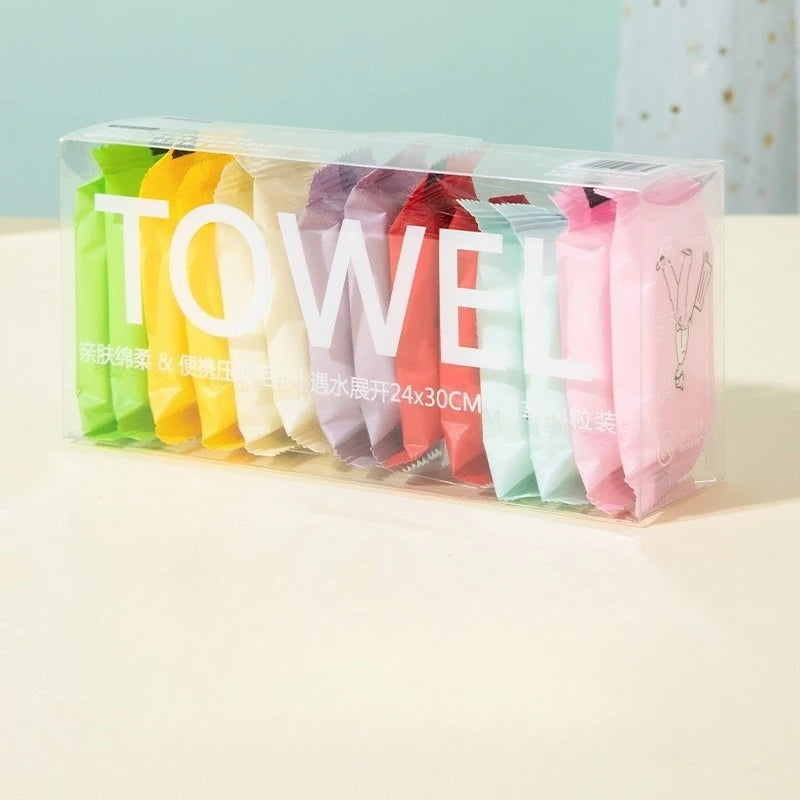 Individually Packaged Compressed Towel Portable Travel Towels