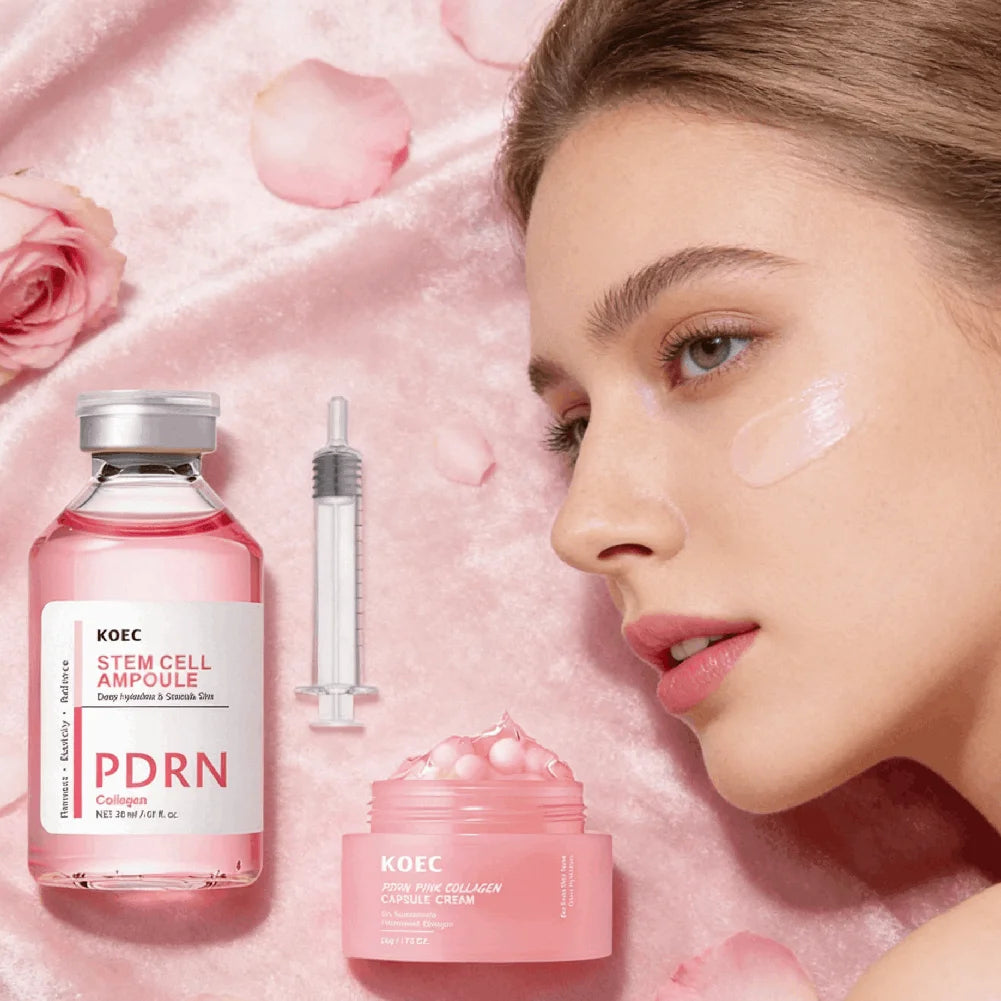 Deep-Sea Collagen Silk Peptide Ampoule Essence Skincare Set Facial Ampoule Essence Zpaxo