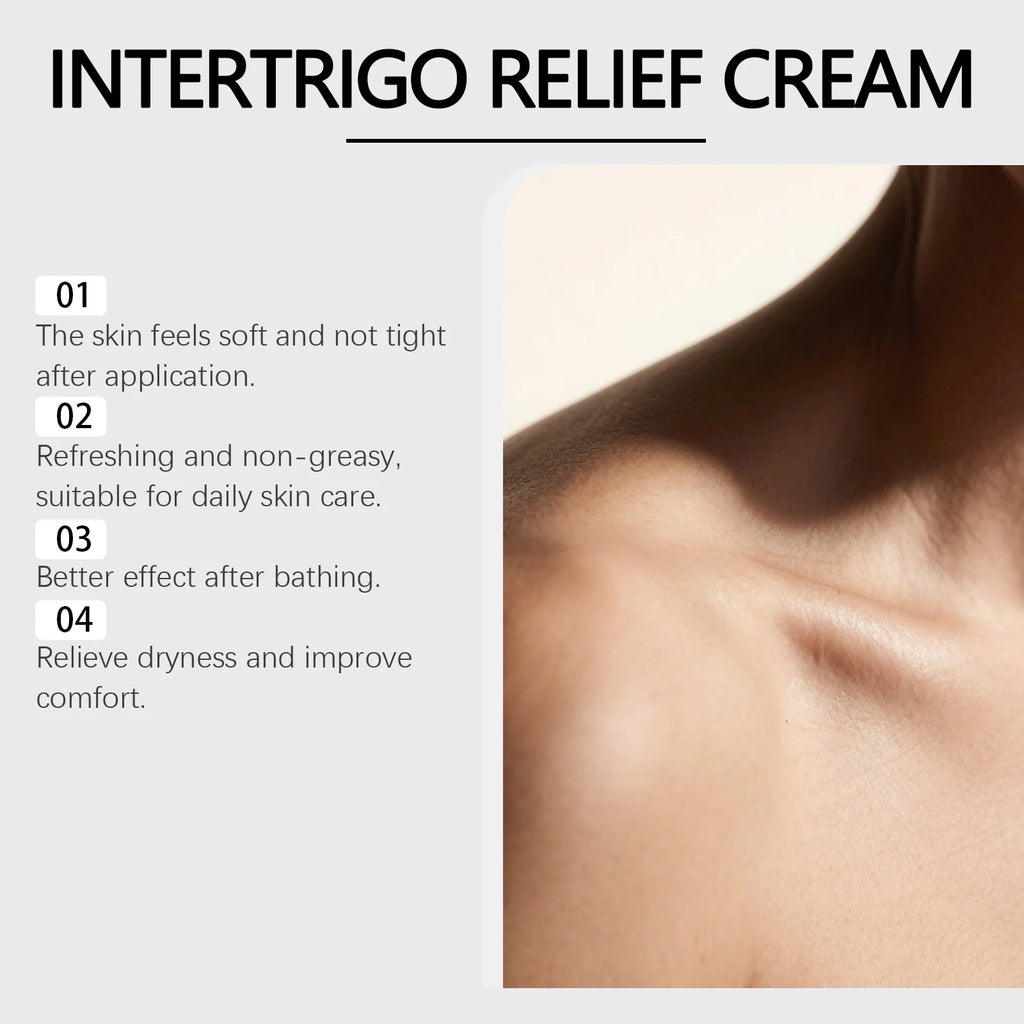 Intertrigo Relief Cream – Skin Fold Care & Anti-Chafing Treatment Skin Fold Cream Zpaxo