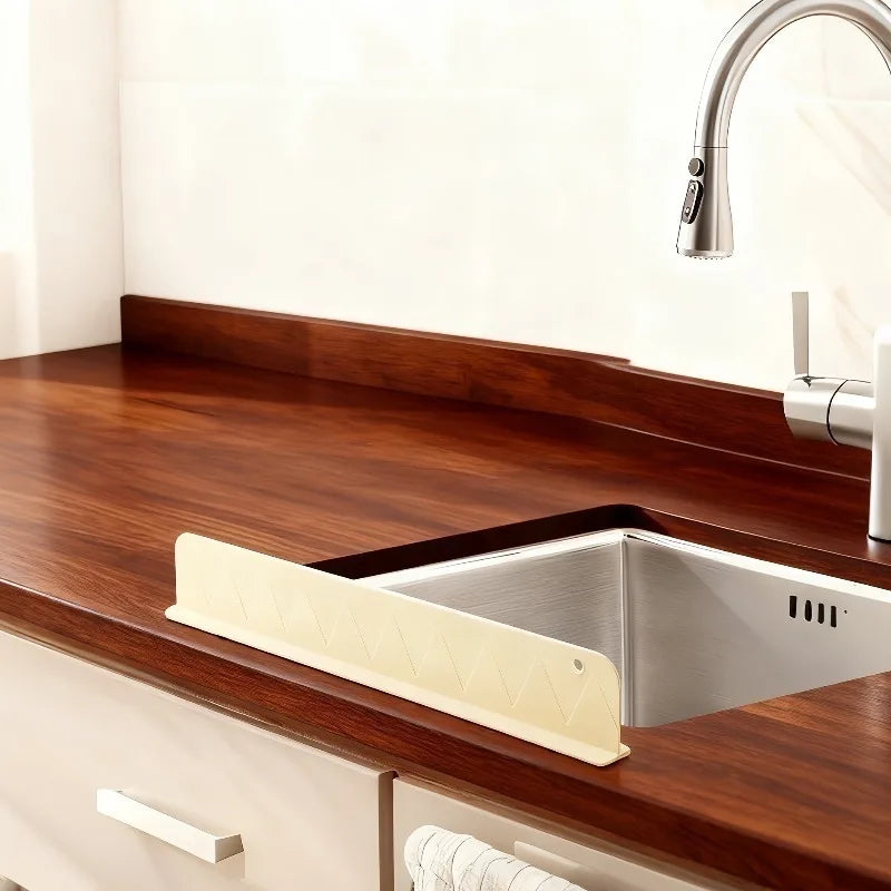 Kitchen Sink Silicone Splash Guard Non-slip Easy-clean Countertop