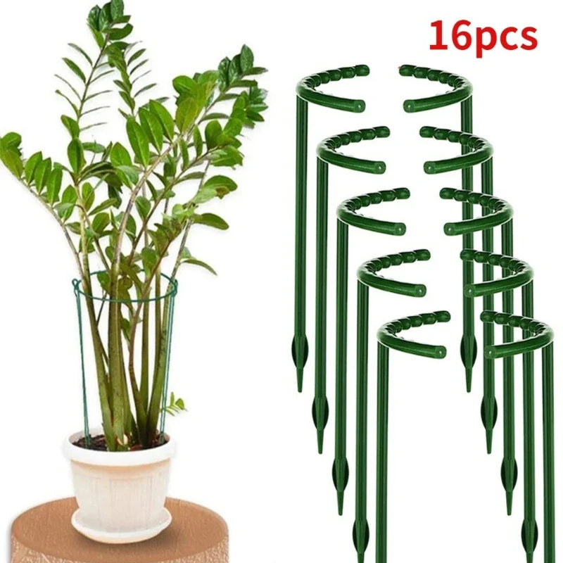 Plastic Plant Support Pile Stand Flowers Greenhouses Arrangement